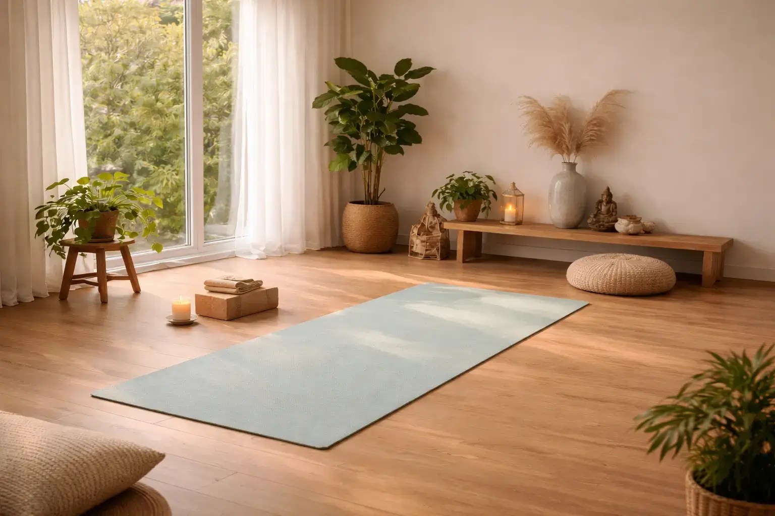 sala de yoga para meditação para iniciantes